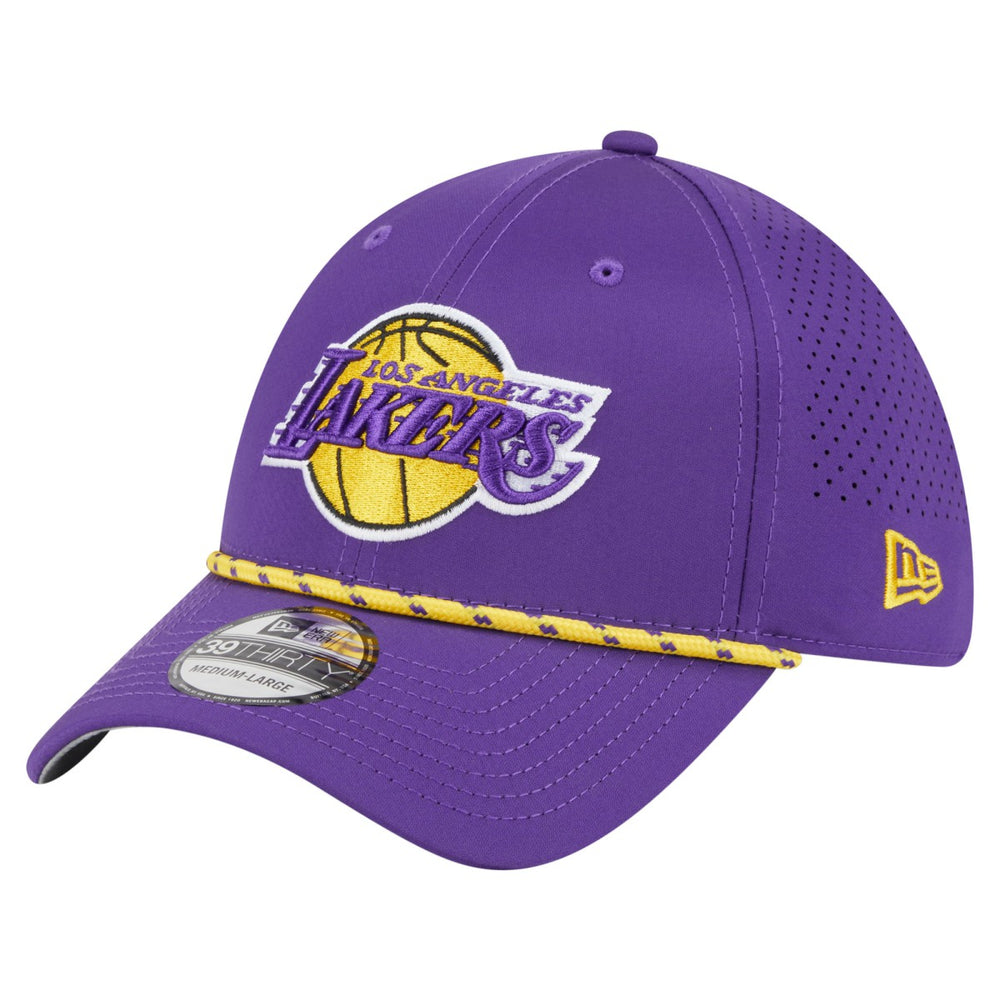 New Era Los Angeles Lakers Featherweight Poly Rope Flex 39Thirty Hat Purple