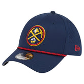 New Era Denver Nuggets Featherweight Poly Rope Flex 39Thirty Hat Navy