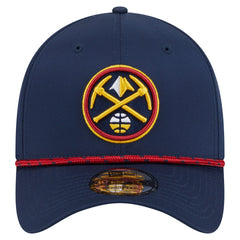 New Era Denver Nuggets Featherweight Poly Rope Flex 39Thirty Hat Navy