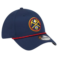 New Era Denver Nuggets Featherweight Poly Rope Flex 39Thirty Hat Navy