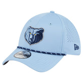 New Era Memphis Grizzlies Featherweight Poly Rope Flex 39Thirty Hat Light Blue