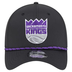 New Era Sacramento Kings Featherweight Poly Rope Flex 39Thirty Hat Black