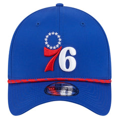 New Era Philadelphia 76ers Featherweight Poly Rope Flex 39Thirty Hat Royal