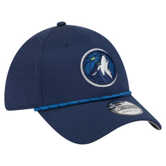 New Era Minnesota Timberwolves Featherweight Poly Rope Flex 39Thirty Hat Navy