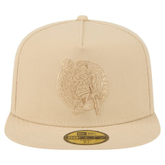 New Era Boston Celtics Color Pack A-Frame 59FIFTY Fitted Hat Khaki