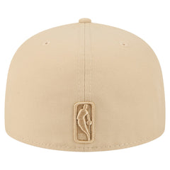New Era Miami Heat Color Pack A-Frame 59FIFTY Fitted Hat Khaki