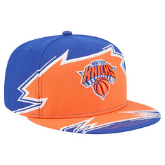New Era New York Knicks Break 59FIFTY Fitted Hat Blue/Orange
