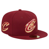 New Era Cleveland Cavaliers Deceptor 59FIFTY Fitted Hat Wine