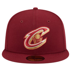 New Era Cleveland Cavaliers Deceptor 59FIFTY Fitted Hat Wine