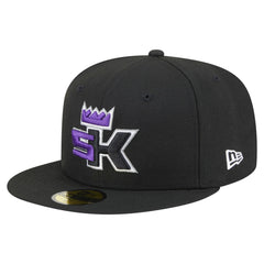 New Era Sacramento Kings Deceptor 59FIFTY Fitted Hat Black