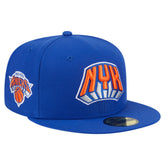 New Era New York Knicks Deceptor 59FIFTY Fitted Hat Blue