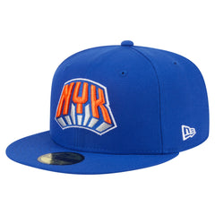 New Era New York Knicks Deceptor 59FIFTY Fitted Hat Blue