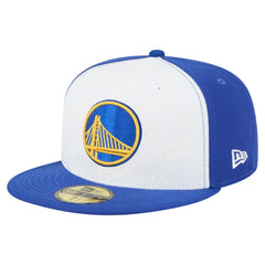 New Era Golden State Warriors Repeat 59Fifty Fitted Hat White/Royal