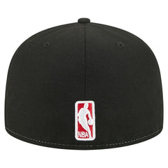 New Era Chicago Bulls Repeat 59Fifty Fitted Hat White/Black