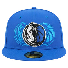 New Era Dallas Mavericks Tri-Hit 59Fifty Fitted Hat Blue