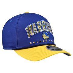 New Era Golden State Warriors Bold Arch COOLERA 9FORTY A-Frame M-Crown Adjustable Hat Royal
