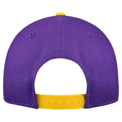 New Era Los Angeles Lakers Bold Arch COOLERA 9FORTY A-Frame M-Crown Adjustable Hat Purple