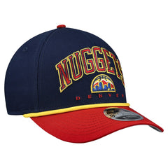 New Era Denver Nuggets Bold Arch COOLERA 9FORTY A-Frame M-Crown Adjustable Hat Navy
