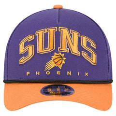 New Era Phoenix Suns Bold Arch COOLERA 9FORTY A-Frame M-Crown Adjustable Hat Purple