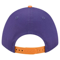 New Era Phoenix Suns Bold Arch COOLERA 9FORTY A-Frame M-Crown Adjustable Hat Purple