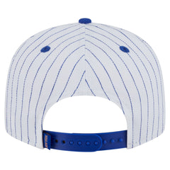 New Era New York Knicks Deceptor Pinstripe 9FIFTY Snapback Hat White