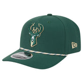 New Era Milwaukee Bucks Rope 9SEVENTY Adjustable Hat Hunter Green