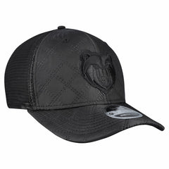New Era Memphis Grizzlies Quilted 9SEVENTY Trucker Adjustable Hat Black