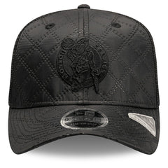 New Era Boston Celtics Quilted 9SEVENTY Trucker Adjustable Hat Black
