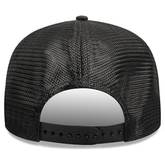 New Era Boston Celtics Quilted 9SEVENTY Trucker Adjustable Hat Black