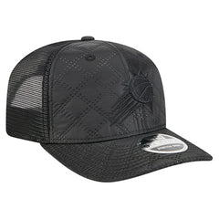New Era Phoenix Suns Quilted 9SEVENTY Trucker Adjustable Hat Black