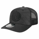 New Era Dallas Mavericks Quilted 9SEVENTY Trucker Adjustable Hat Black