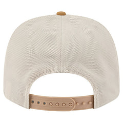 New Era Los Angeles Lakers Two-Tone 9SEVENTY Adjustable Trucker Hat Tan/Light Brown