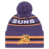 New Era Phoenix Suns Classic Cuffed Knit Hat with Pom Purple