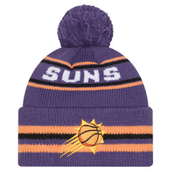New Era Phoenix Suns Classic Cuffed Knit Hat with Pom Purple
