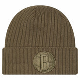 New Era Brooklyn Nets Color Pack Cuffed Knit Hat Olive