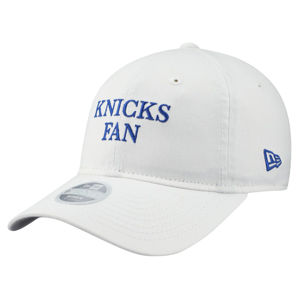 New Era New York Knicks Women's Team Fan 9TWENTY Adjustable Hat White