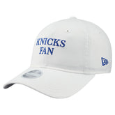 New Era New York Knicks Women's Team Fan 9TWENTY Adjustable Hat White