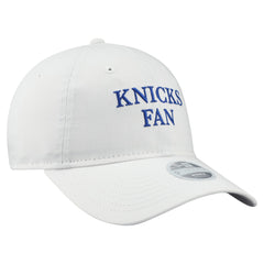 New Era New York Knicks Women's Team Fan 9TWENTY Adjustable Hat White