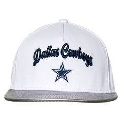Dallas Cowboys The Wild Collective Women's Two-Tone Snapback Hat - White/Silver - NFL