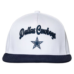 Dallas Cowboys The Wild Collective Women's Two-Tone Snapback Hat - White/Navy - NFL