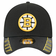 Boston Bruins New Era Visor Hit 39THIRTY Flex Hat - Black | New Era sale