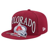 Colorado Avalanche New Era Oversized Vintage Arch 59Fifty Fitted Hat - Burgundy | New Era Lifestyle