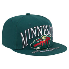 Minnesota Wild New Era Oversized Vintage Arch 59Fifty Fitted Hat - Green | New Era near me
