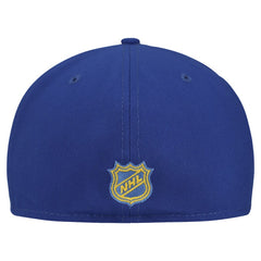 St. Louis Blues New Era Oversized Vintage Arch 59Fifty Fitted Hat - Blue | New Era Clearance