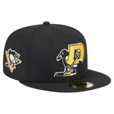 Pittsburgh Penguins New Era Deceptor 59FIFTY Fitted Hat - Black | New Era on sale