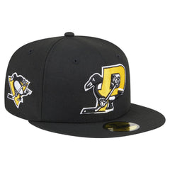 Pittsburgh Penguins New Era Deceptor 59FIFTY Fitted Hat - Black | New Era on sale