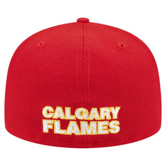 Calgary Flames New Era Deceptor 59FIFTY Fitted Hat - Red | New Era Lifestyle