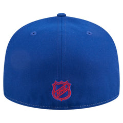 New York Rangers New Era Repeat Two-Tone 59FIFTY Fitted Hat - White/Blue | New Era online