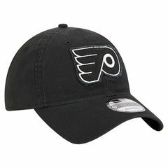 Philadelphia Flyers New Era Stamp Fabric Applique 9TWENTY Adjustable Hat - Black | New Era discount
