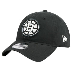 Boston Bruins New Era Stamp Fabric Applique 9TWENTY Adjustable Hat - Black | New Era sale